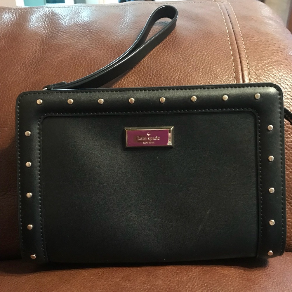 Kate Spade Wristlet 100% Genuine Leather